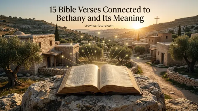 15 Bible Verses Connected to Bethany and Its Meaning