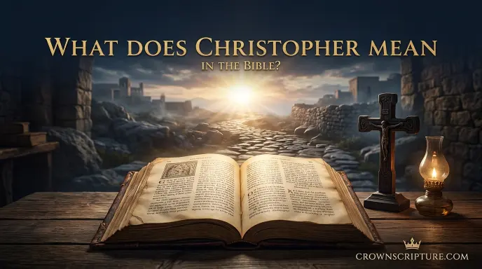 What Does Christopher Mean in the Bible