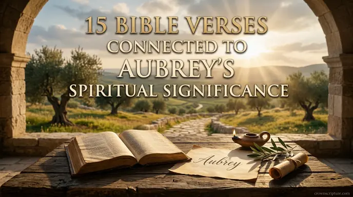 15 Bible Verses Connected to Aubrey's Spiritual Significance