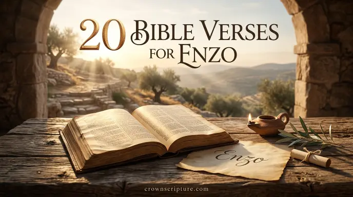 20 Bible Verses Connected to Enzo's Spiritual Meaning