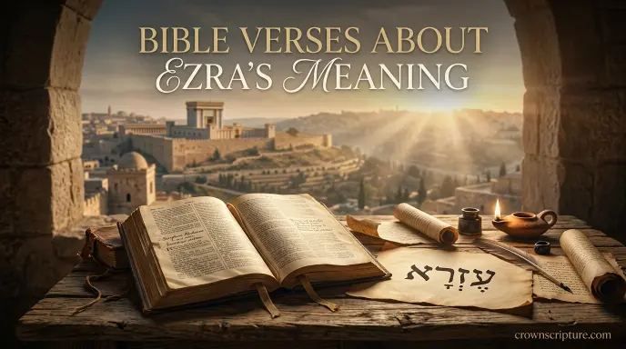 20 Bible Verses Connected to the Meaning of Ezra