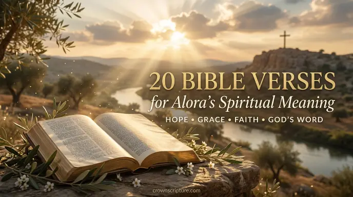 20 Bible Verses That Connect With Alora's Possible Spiritual Meaning