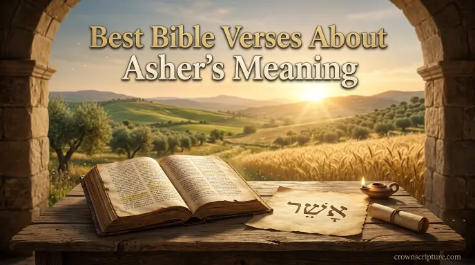 Best Bible Verses About Asher's Meaning