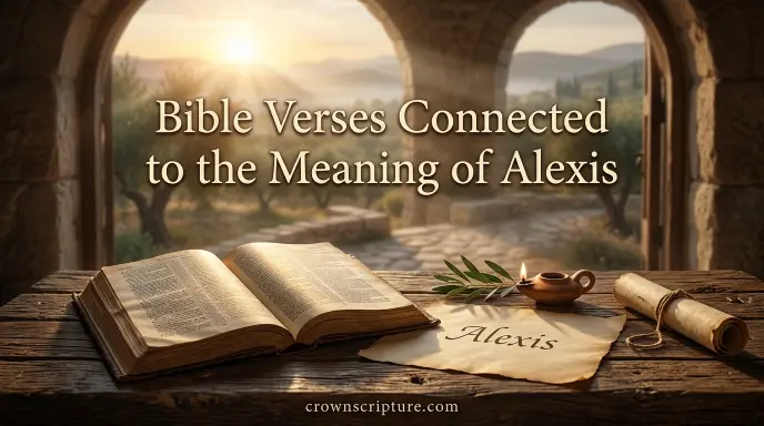 Bible Verses Connected to the Meaning of Alexis