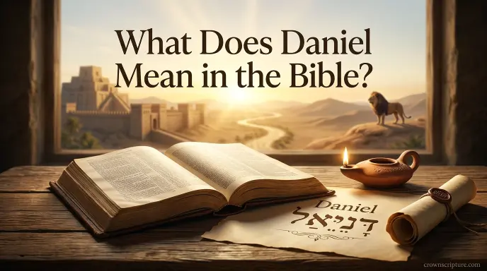 What Does Daniel Mean in the Bible?