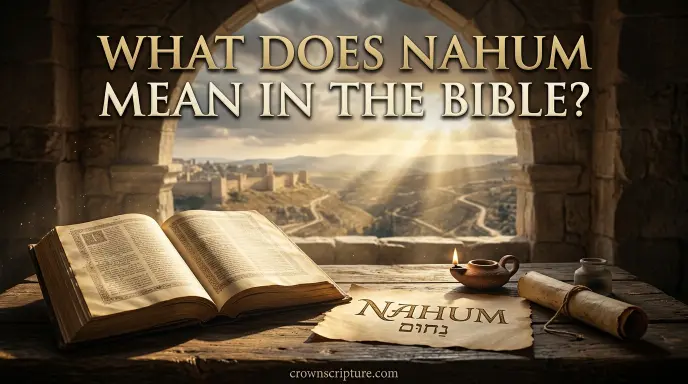 What Does Nahum Mean in the Bible?