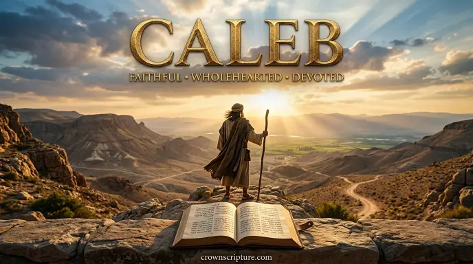 Caleb name meaning Bible