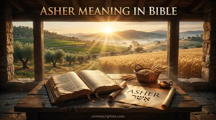 Asher meaning in Bible