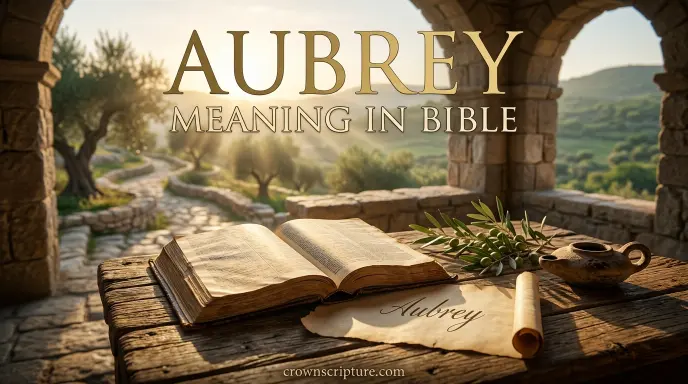 Aubrey meaning in Bible