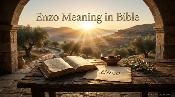 Enzo meaning in Bible